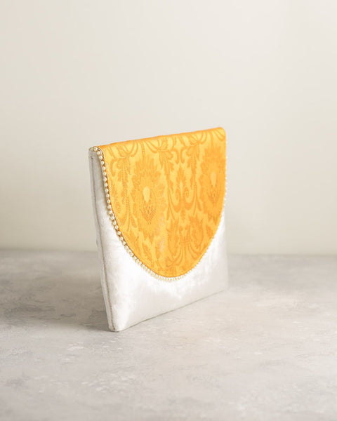 BG185: Yellow Brocade